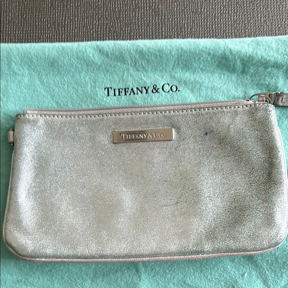 Tiffany $ Co. Leather Cosmetic Bag